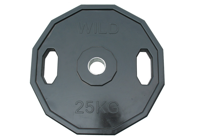 25kg Rubber Coated Cast Iron Olympic Disc