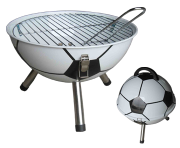 Goodesmith Football Charcoal Barbecue