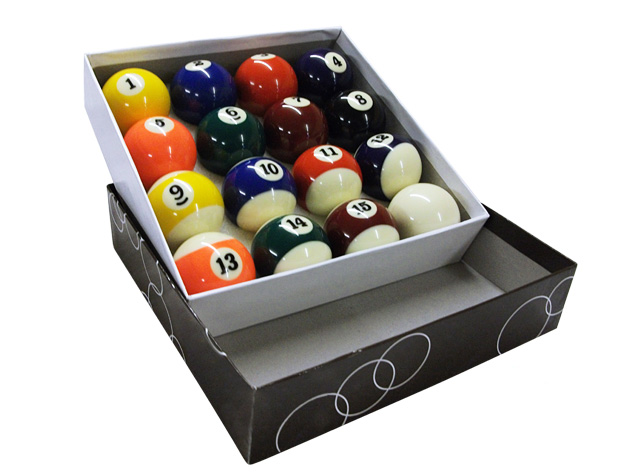 Walker and Simpson 2 1/4 inch Standard Pool Balls