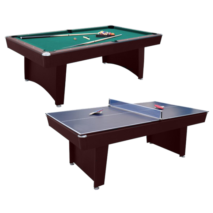 Walker and Simpson Pool & Table Tennis Combo Table in Mahogany