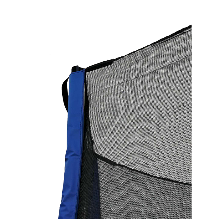Velocity 7x10ft Blue Rectangular Trampoline With Safety Enclosure