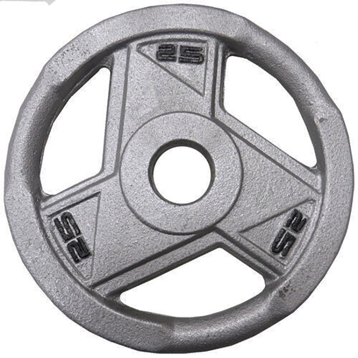 Ironman Olympic Grey Hammerton Tri-Grip Plates 2x 25lb