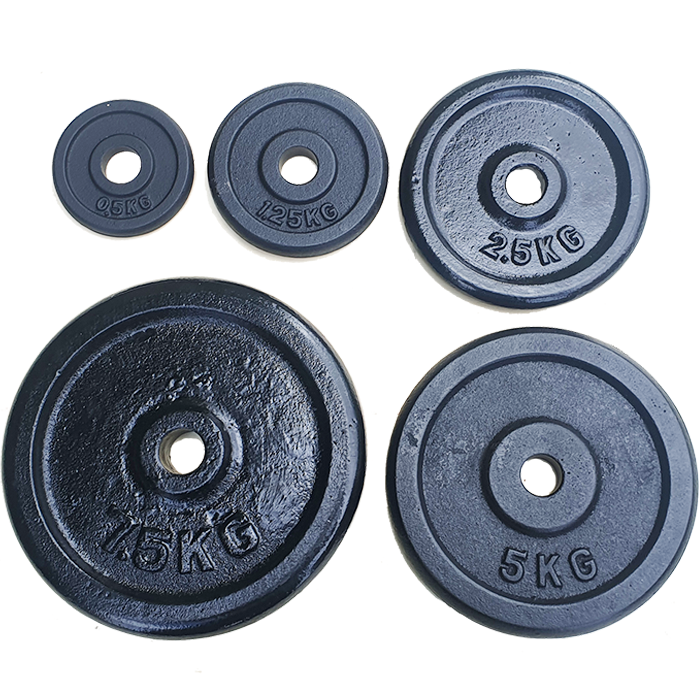 Ironman 43.5kg Black Standard Weight Plate Set