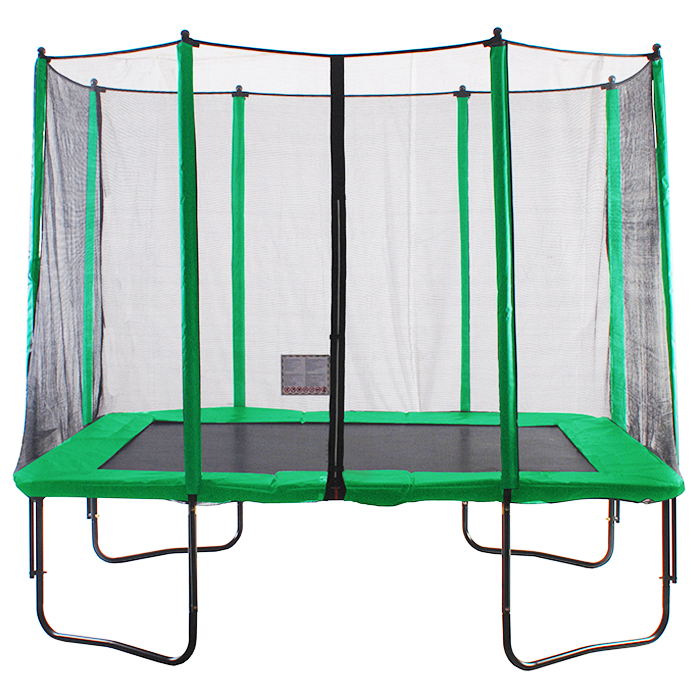 5x7ft Rectangular Trampoline with Safety Enclosure