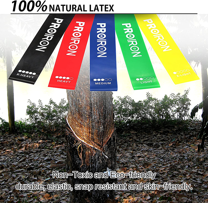 PROIRON Resistance Loop Band Set - 5 Exercise Bands