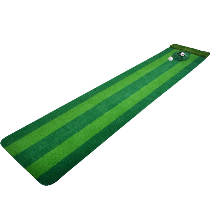 Hilllman PGM Two-Tone Artificial Turf Golf Putting Green with Putting Cup