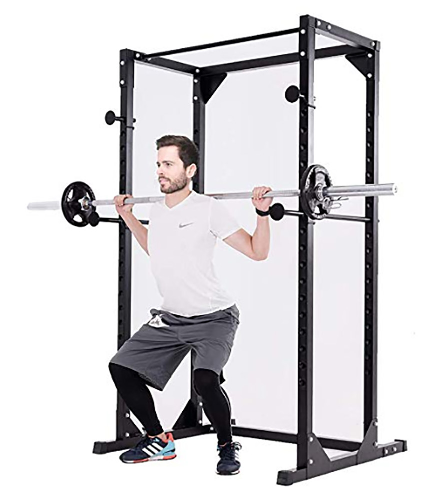 BodyTrain Power Rack & Foldable Adjustable Weight Bench Package