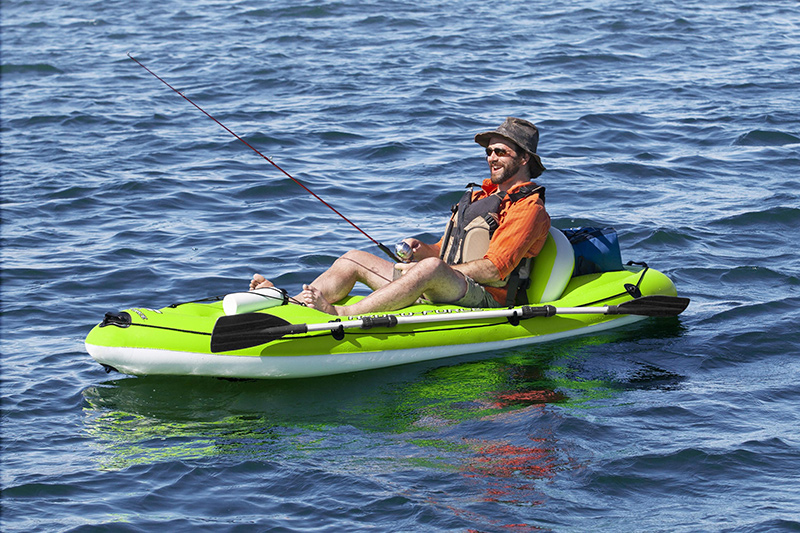Bestway Hydro‑Force™ Koracle™ X1 - 1 Person Sit‑On Inflatable Fishing Kayak Set