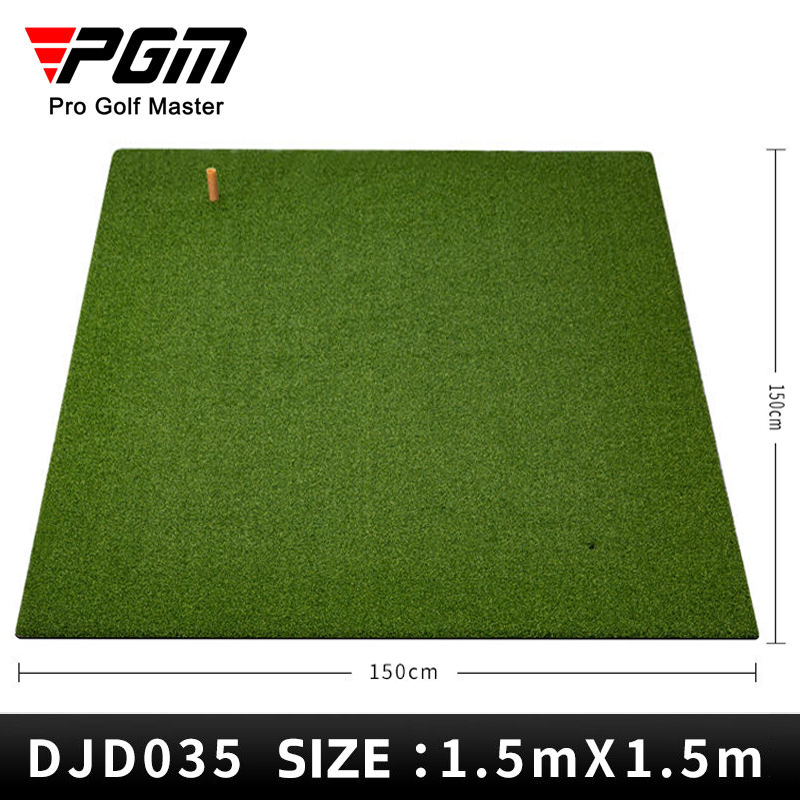 Hillman Golf Large Deluxe Turf Practice Mat with Rubber Tee