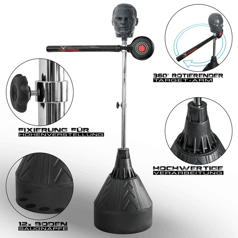 Ironman Boxing Deluxe Smart Reflex Trainer