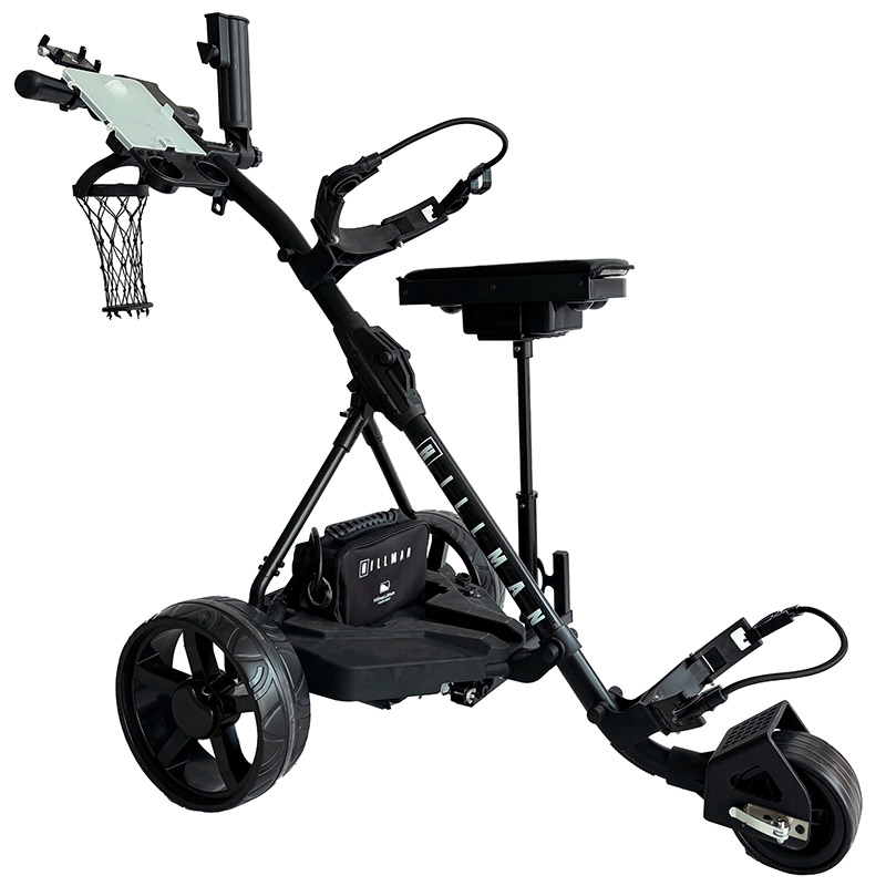 Hillman 36 Hole Lithium Electric Golf Trolley Black 