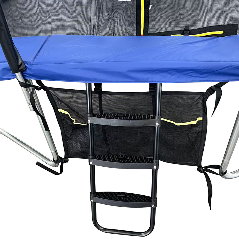 9x14ft Rectangular Trampoline with Safety Enclosure Blue