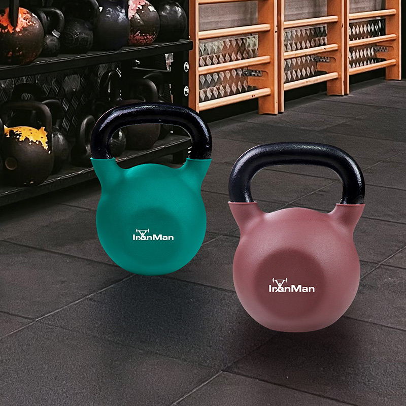 Ironman 32kg Cast Iron Coated Kettlebell