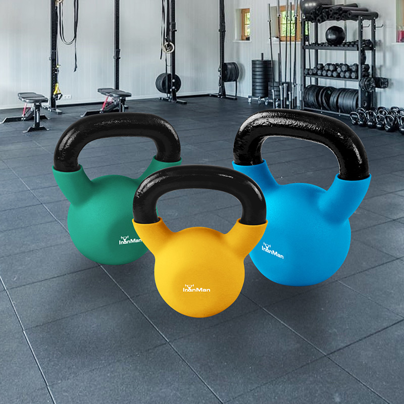 Ironman 32kg Cast Iron Coated Kettlebell
