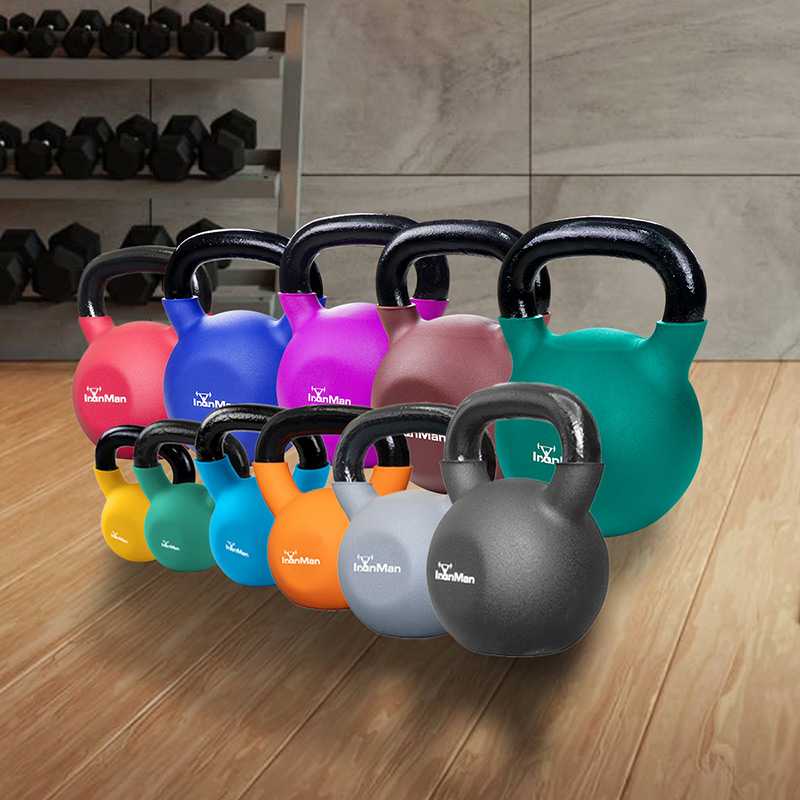 Ironman 32kg Cast Iron Coated Kettlebell