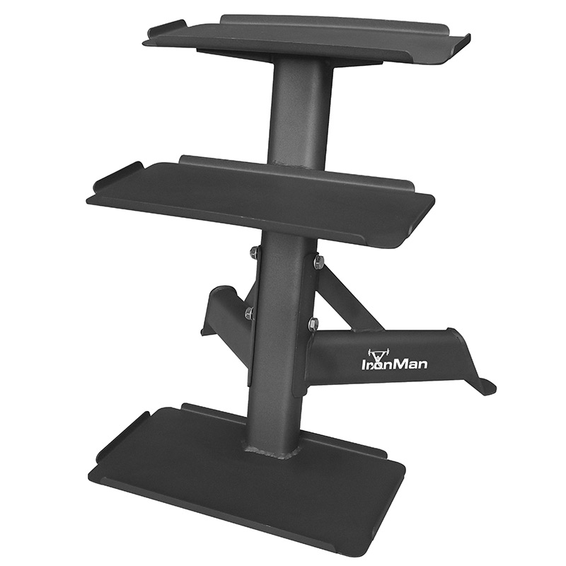 IronMan Three-Tier Kettlebell Storage Rack