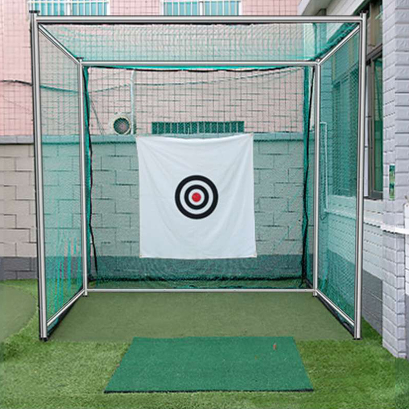 Hillman PGM 3m Semi-Commercial Golf Practice Cage and 1.2m Practice Mat Package