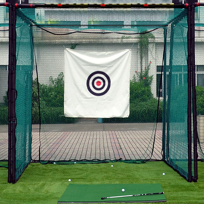 Hillman PGM 2m Heavy Duty Golf Practice Cage and 1.2m Practice Mat Package