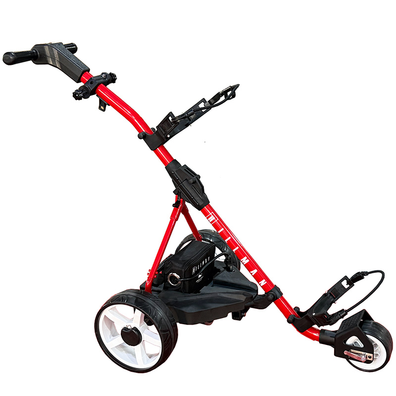 Hillman 36 Hole Lithium Electric Golf Trolley Red