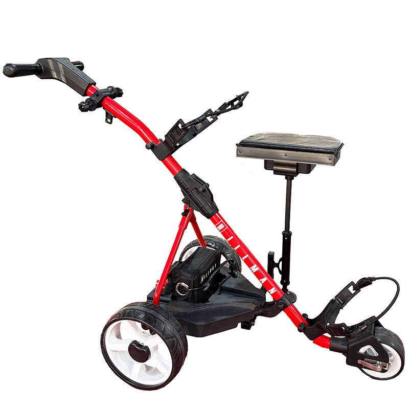 Hillman 36 Hole Lithium Electric Golf Trolley Red