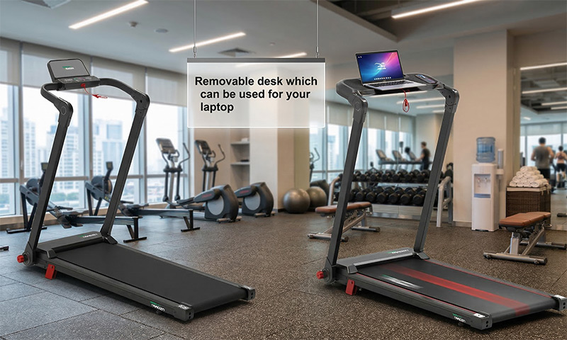 BodyTrain T-120 Motorised Folding Bluetooth Treadmill