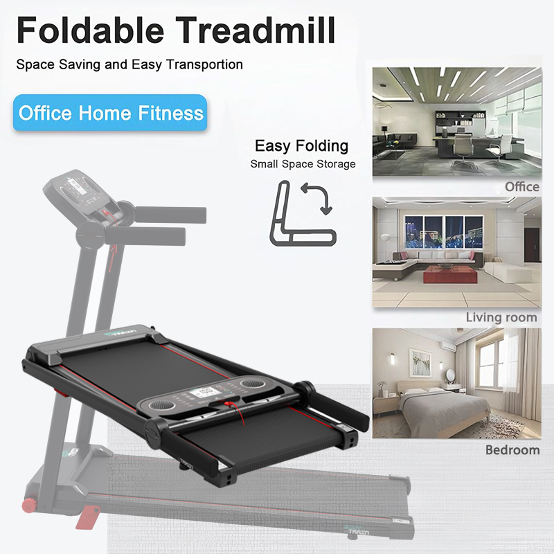 BodyTrain T-118 Motorised Folding Bluetooth Treadmill
