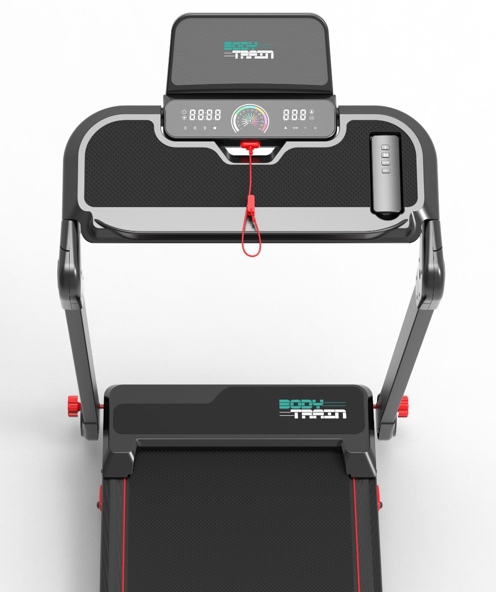 BodyTrain T-120 Motorised Folding Bluetooth Treadmill
