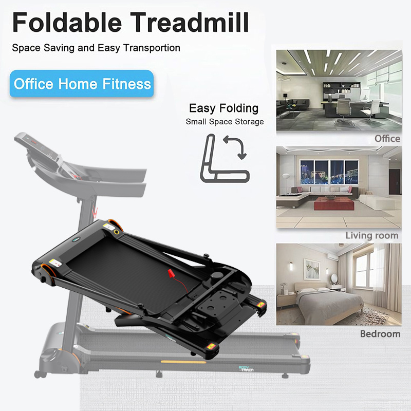 BodyTrain T150 Motorised Folding Bluetooth Treadmill