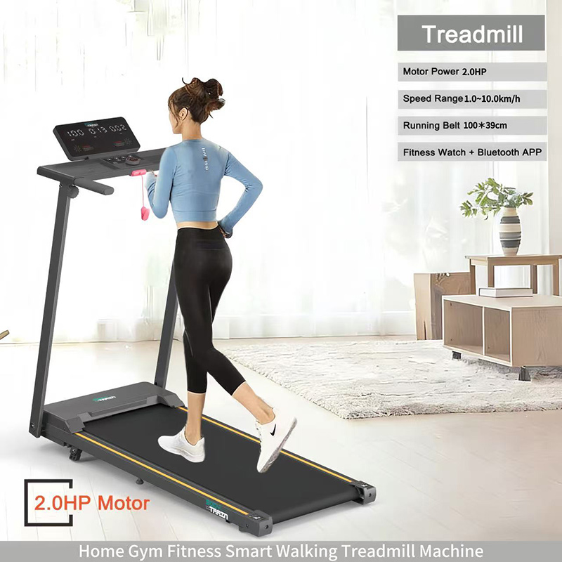 BodyTrain T853 Motorised Folding Bluetooth Treadmill