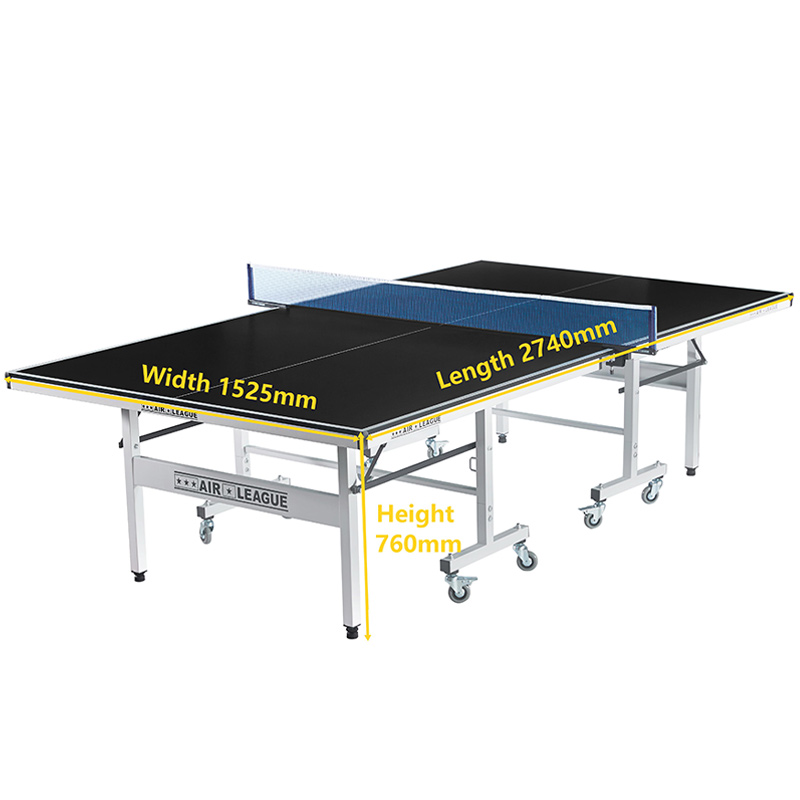 Air League Match Indoor Table Tennis Table Black